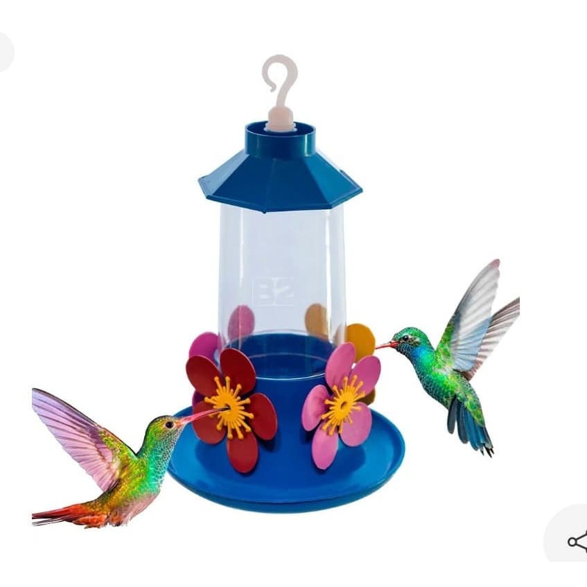 Kit 2 Bebedouro Beija Flor Luxo  Com Bandeja alimentador.                                                                                                                                            .