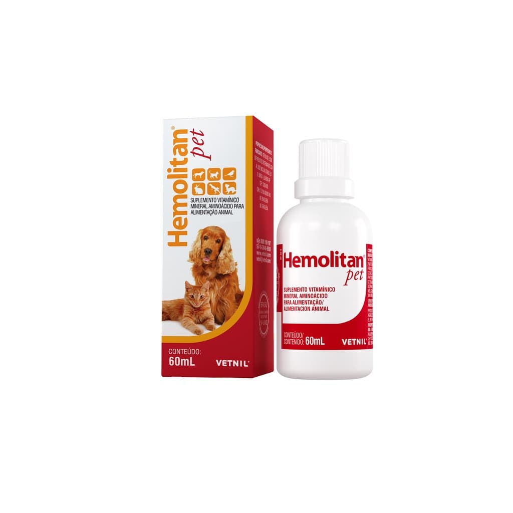 HEMOLITAN PET 60 ML - SUPLEMENTO PET