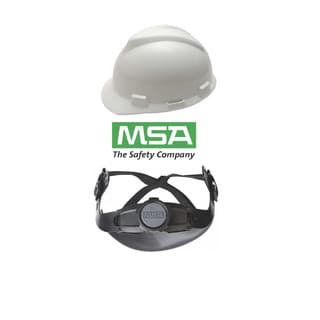 CAPACETE MSA ABA FRONTAL VGARD COM CARNEIRA CATRACA E JUGULAR