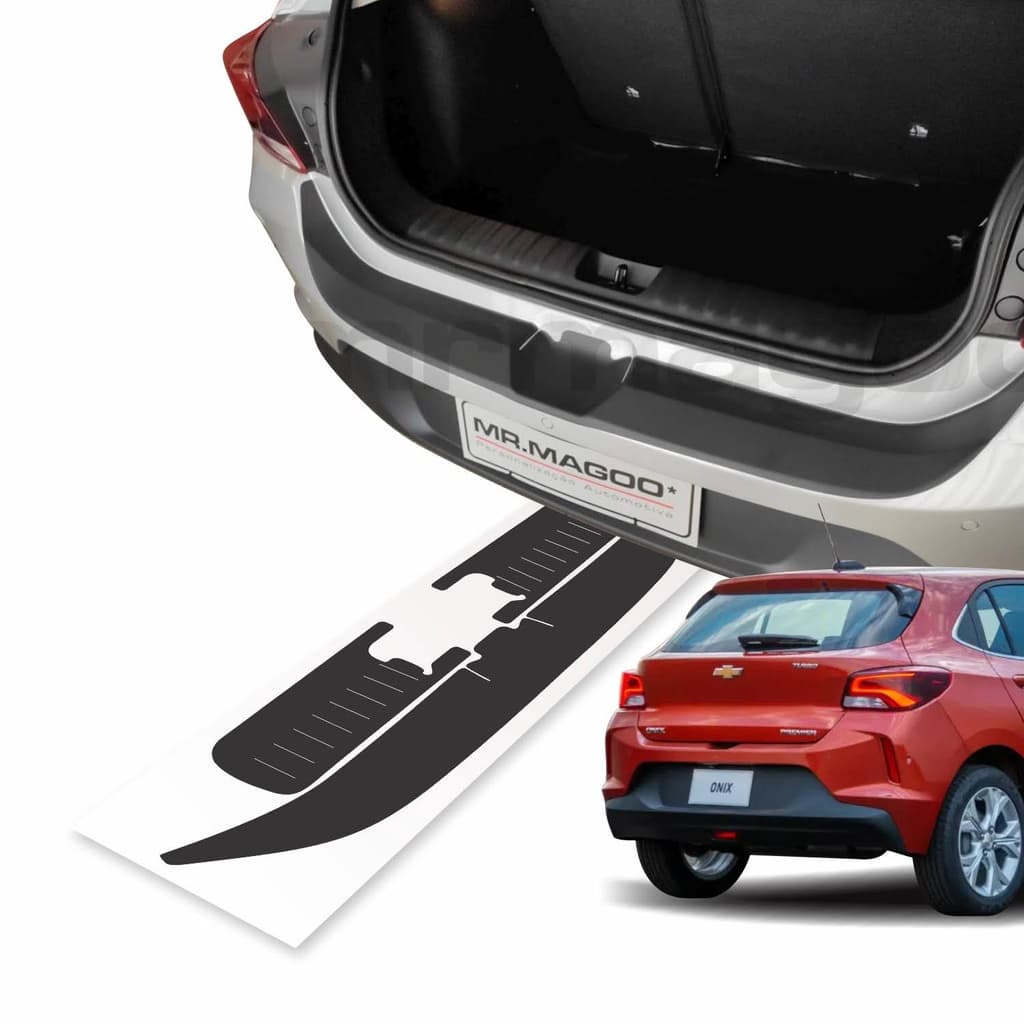 Soleira da Mala Adesivo para Carro ONIX HATCH 2020 A 2027 Acessórios para Carro MRMAGOO