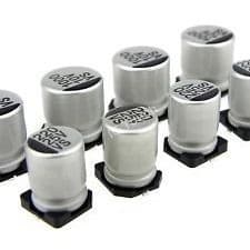 Capacitor Smd Eletrolitico Corpo Aluminio X 5pçs