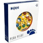 Jogo Pega Peixe Cor da Base Laranja - Dican 5022