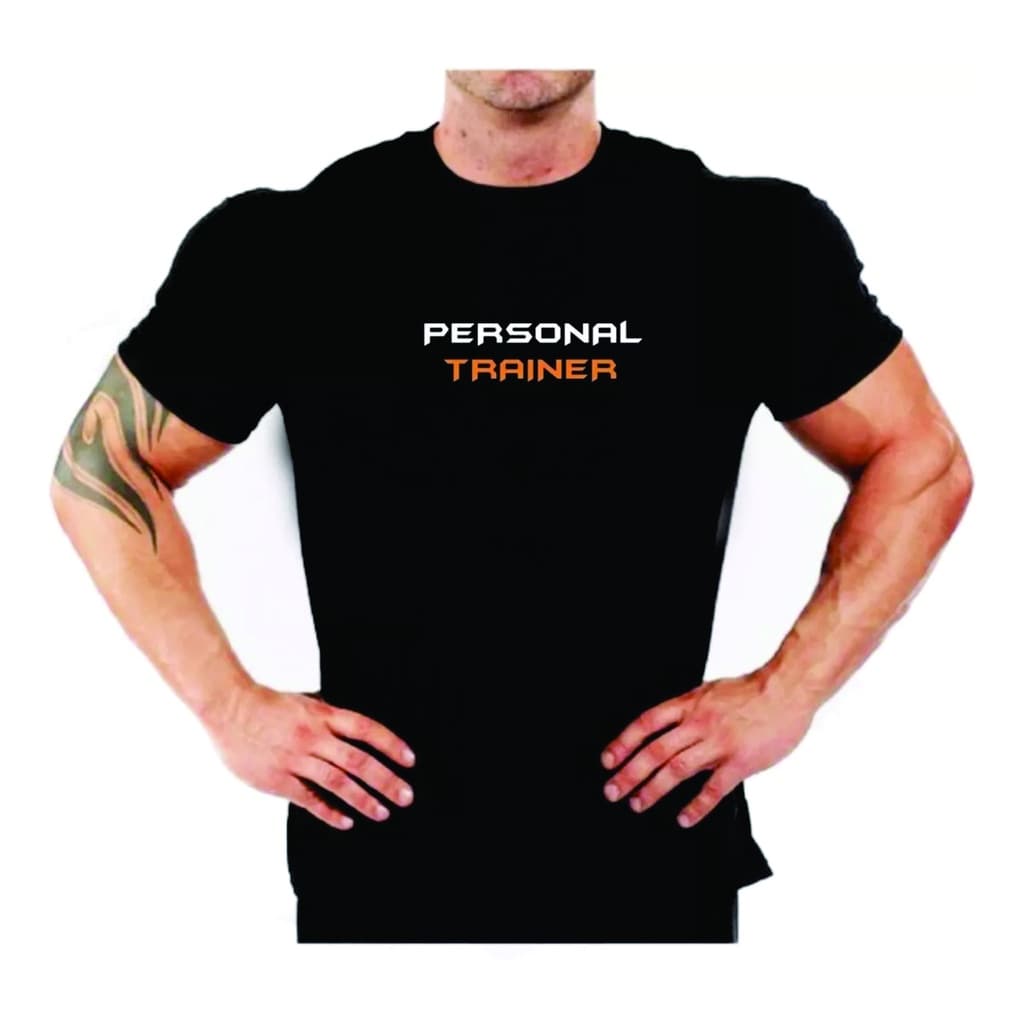 Camiseta Personal Trainer Dry Blue Fitness Fit Masculina