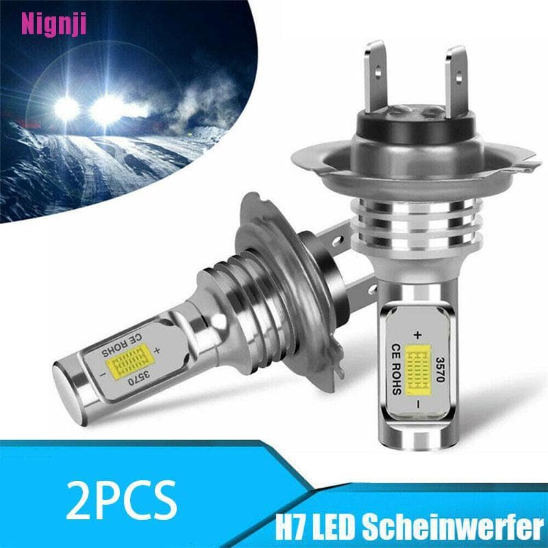 [Nignji] 2PCS H7 Lâmpadas De Filamento Retro-Ajustáveis Para Carro DRL H4 Lâmpada De Farol