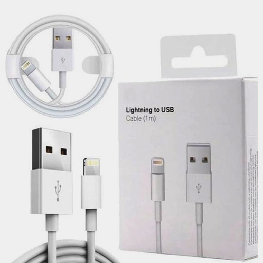 Cabo de iphone Lightning Usb de 1m para iPhone 5 6 7 8 9 10 x xs Ótima Qualidade