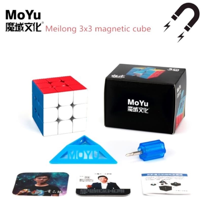Cubo mágico 3x3 Magnético Moyu Meilong M