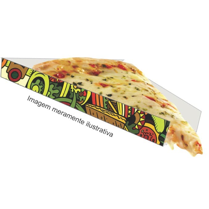 Embalagem Para Fatia De Pizza - 100un
