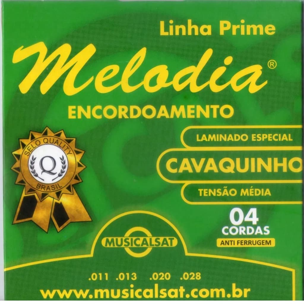 Encordoamento Para Cavaco Melodia Tensão Média Laminado