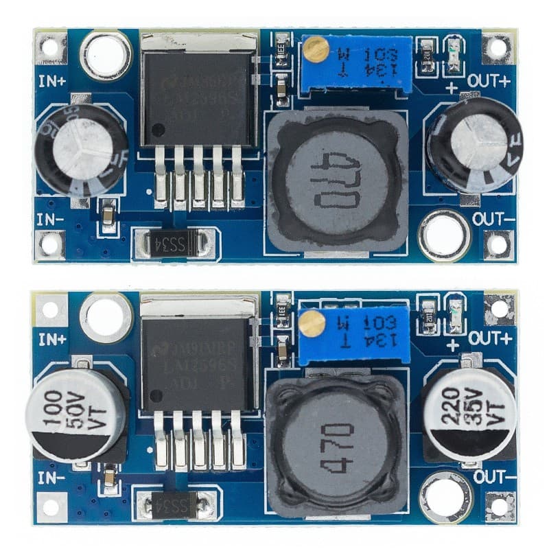 LM2596 LM2596S ADJ Módulo De Fonte De Alimentação DC-Step-down 5V/12V/24V Regulador De Tensão Ajustável 3A