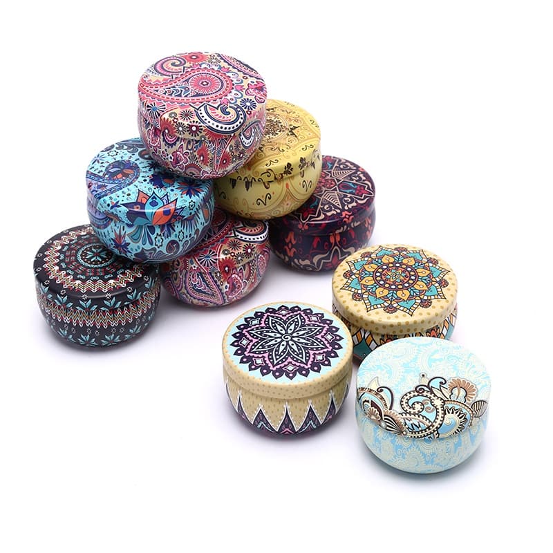 Porta Joias Latinha Decorativa Estampada Porta Treco Caixinha Decorativa Mini Caixa para Bijuterias