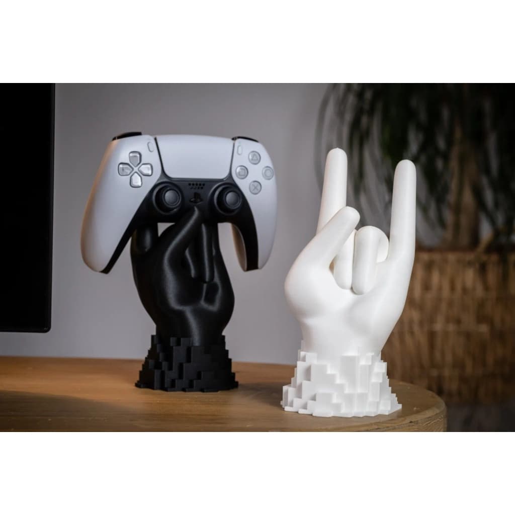 Suporte Para Controle Ps5 / Xbox - Mão Hand Rock And Roll