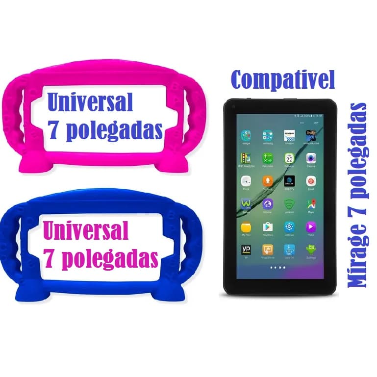 Capa Baby  Universal Para Tablet Mirage 45t 7 Polegadas