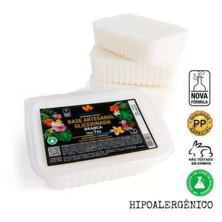 Base Glicerinada Sabonete 1kg Peter Paiva ORIGINAL