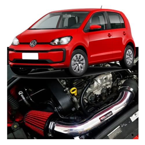 Kit Intake E Filtro De Ar Race Chrome Rc213 Vw Up Mpi 1.0