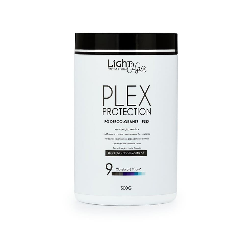 Pó Descolorante Plex Light Hair 500g | Clareamento Seguro com Proteção Plex e Óleos Essenciais