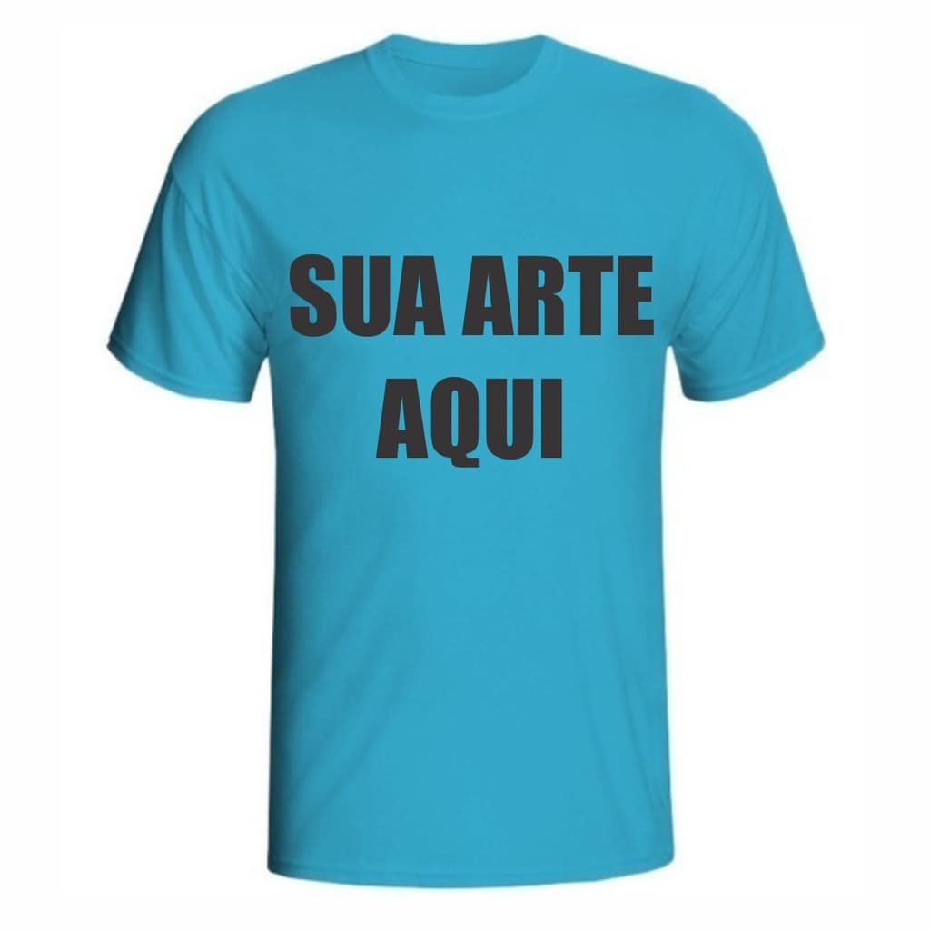 Camisa personalizada com logo ou da maneira que desejar cor azul