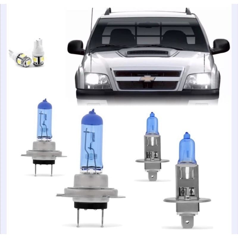 Kit Lampadas S10 Pitbull 01 A 2007 09 10 2011 Super Brancas