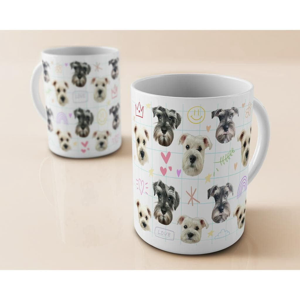 Caneca smile - rostinho - personalizada - pet ou humanos