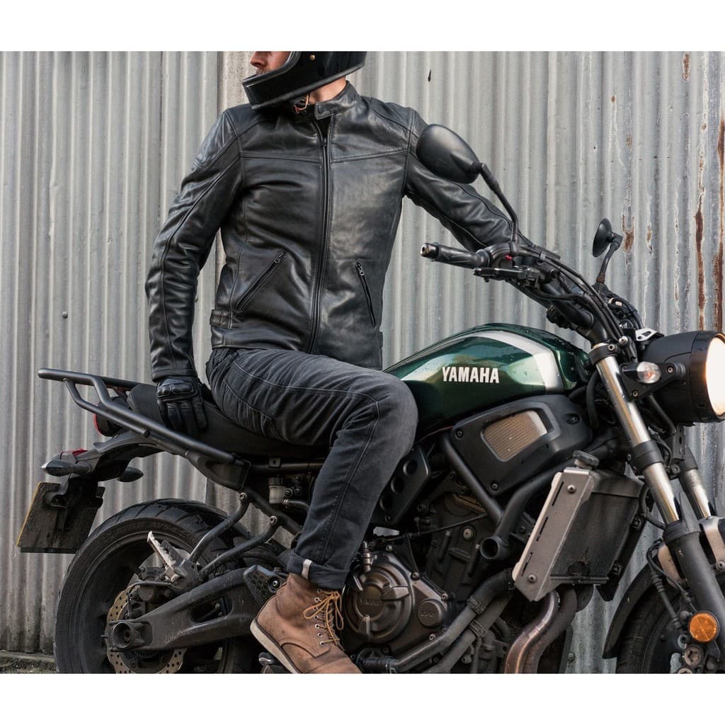 Jaqueta masculina couro legítimo bovino Moto Style motoqueiro motociclista