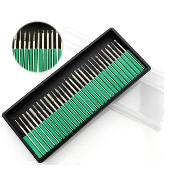 Moagem Cabeça 30 Terno Brocas Kits Prego Broca Unhas Acrigel Lixa Bits