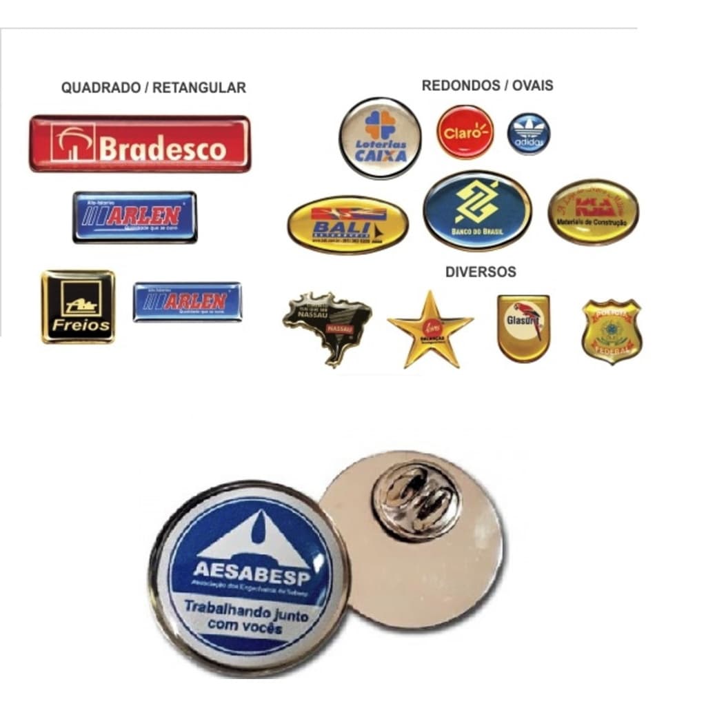 20 unidades de Botton Personalizado com seu logo