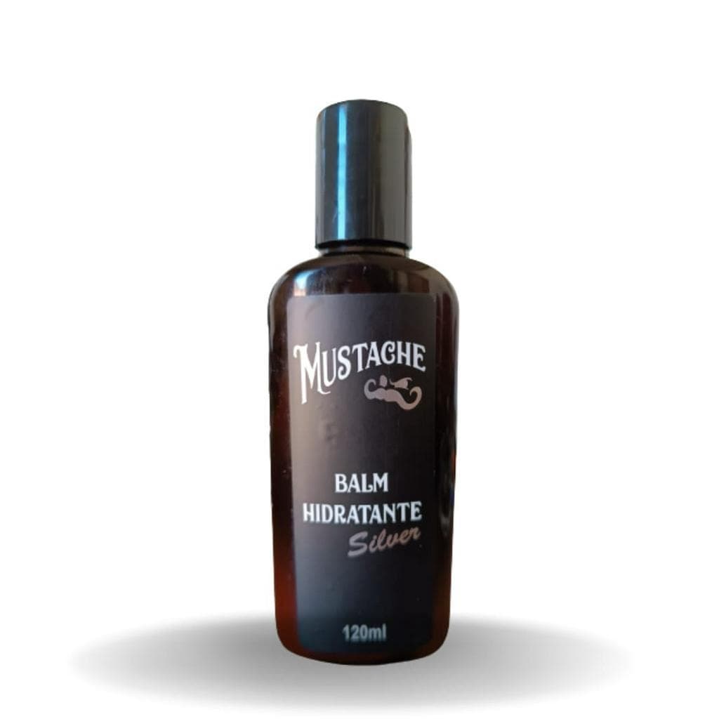 Balm Hidratante Mustache Silver 120 ML, Modelador, Barbeiro, Barba, Salão.