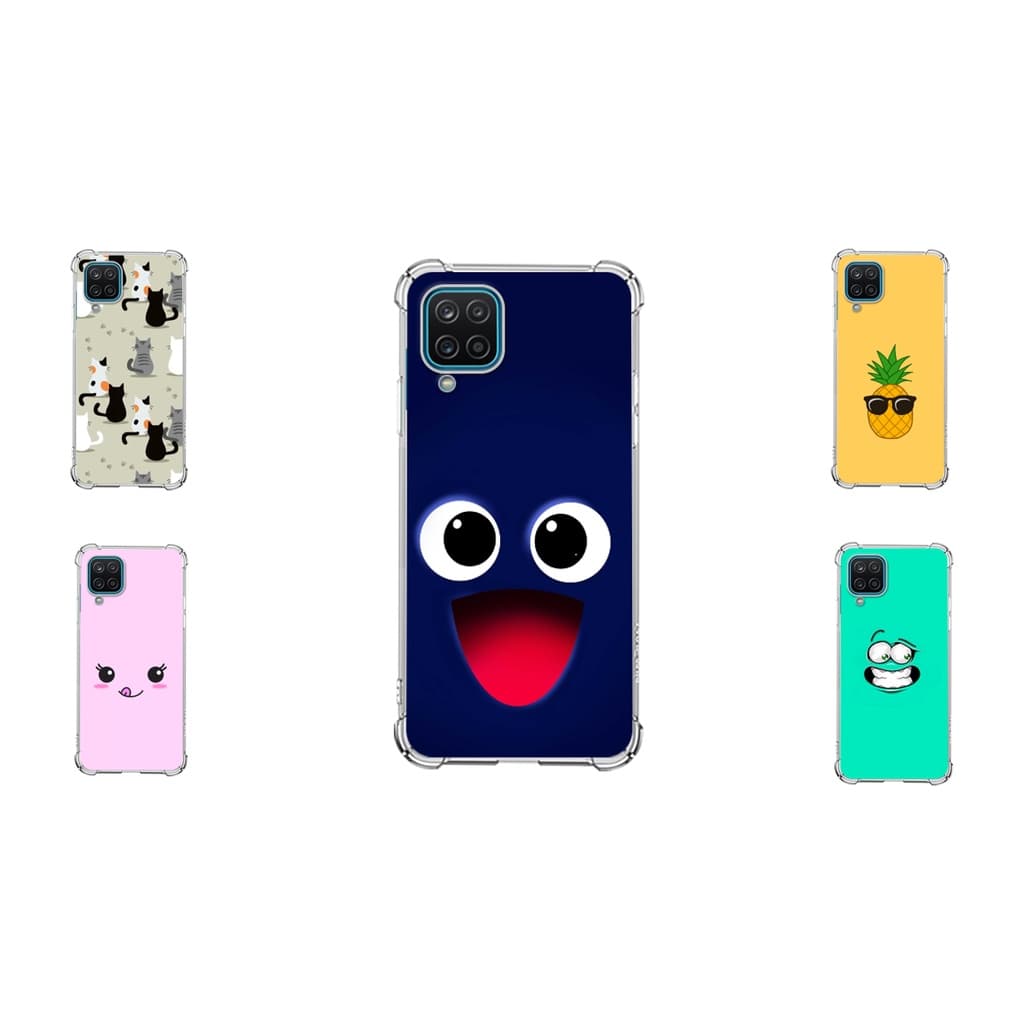 CAPA CAPINHA DESENHOS VARIADOS PIN CAPINHA  PARA A12-M32-A22  ANTI IMPACTO