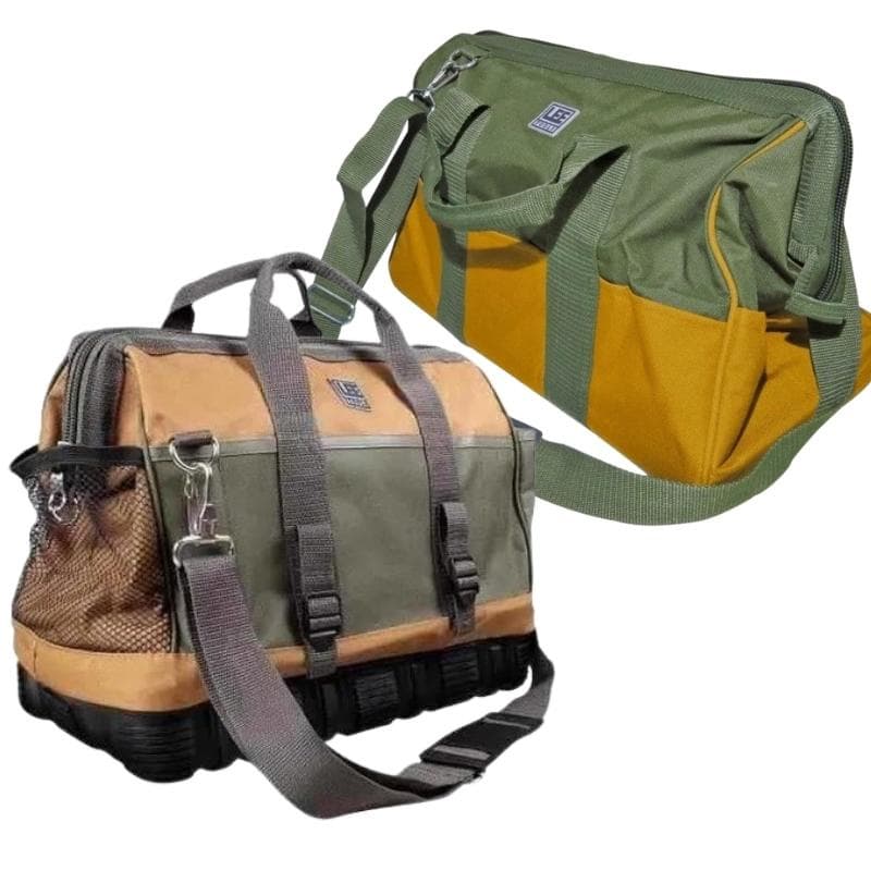 Bolsa Ferramenta Fundo Borracha + Bolsa Impermeável Leetools