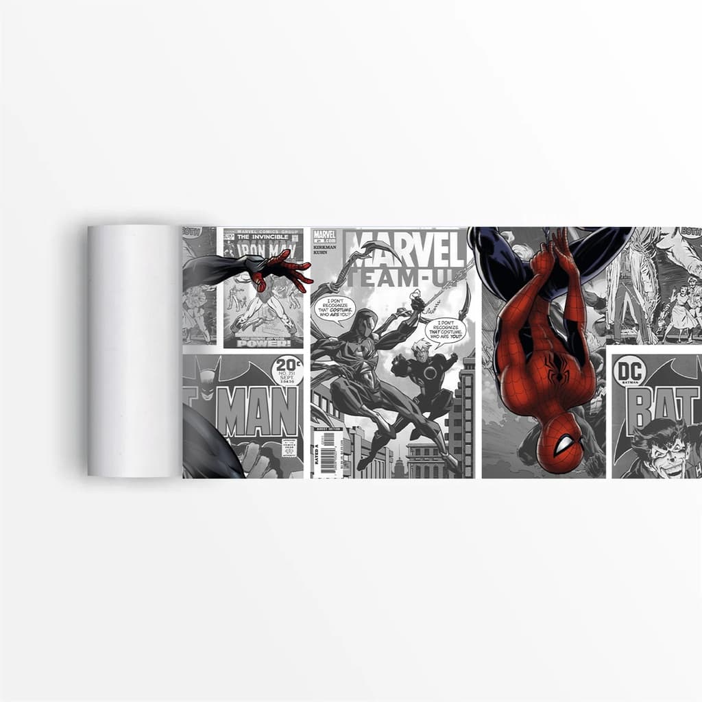 Faixa Decorativa Adesiva Teen Papel De Parede Homem-aranha