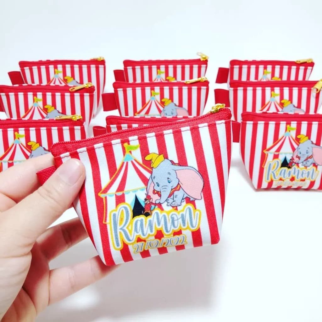 Kit C/10 Porta Moeda Box Personalizado Dumbo Lembrancinhas de aniversário top