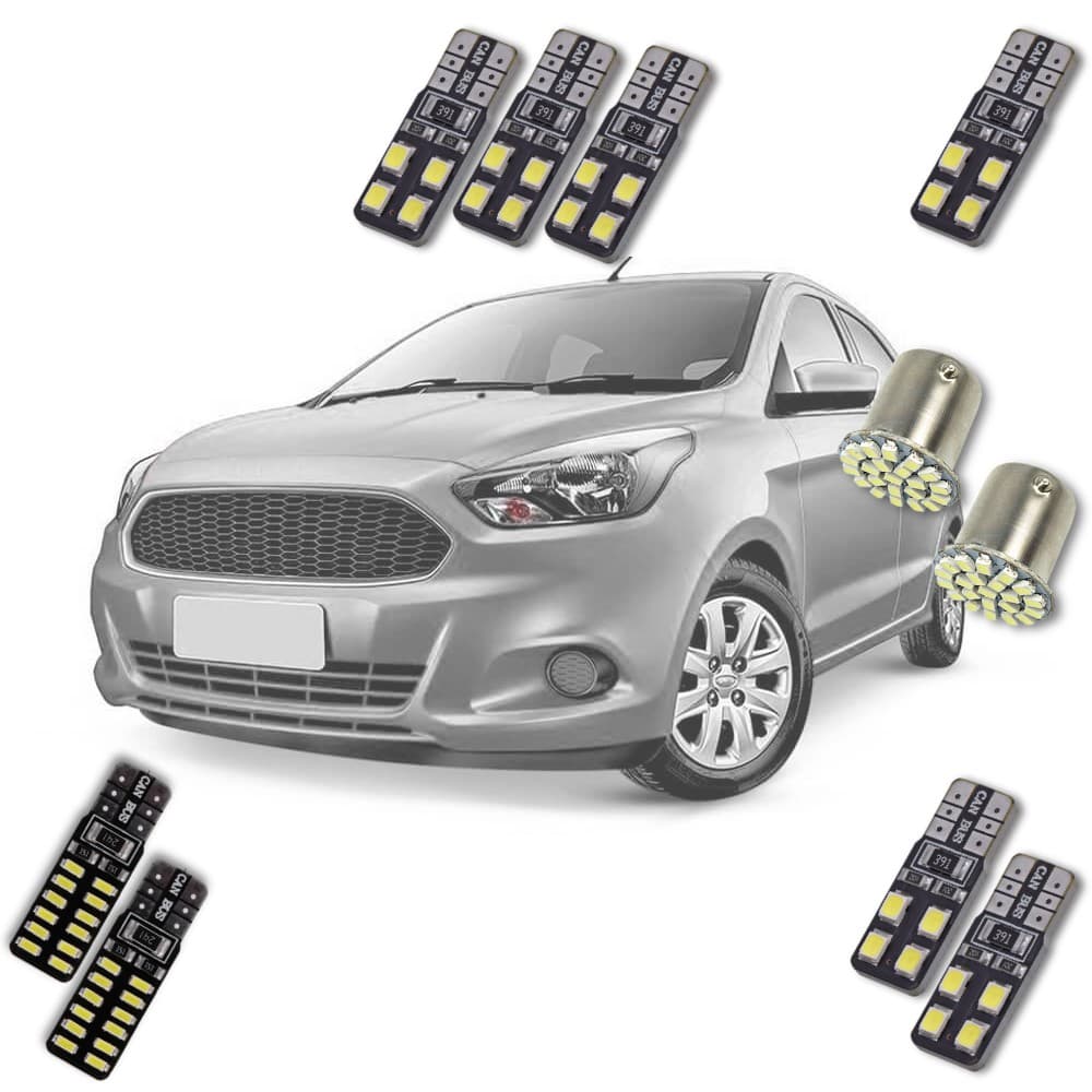 Led Farolete Teto Placa Ré Ford Ka 2014 a 2019