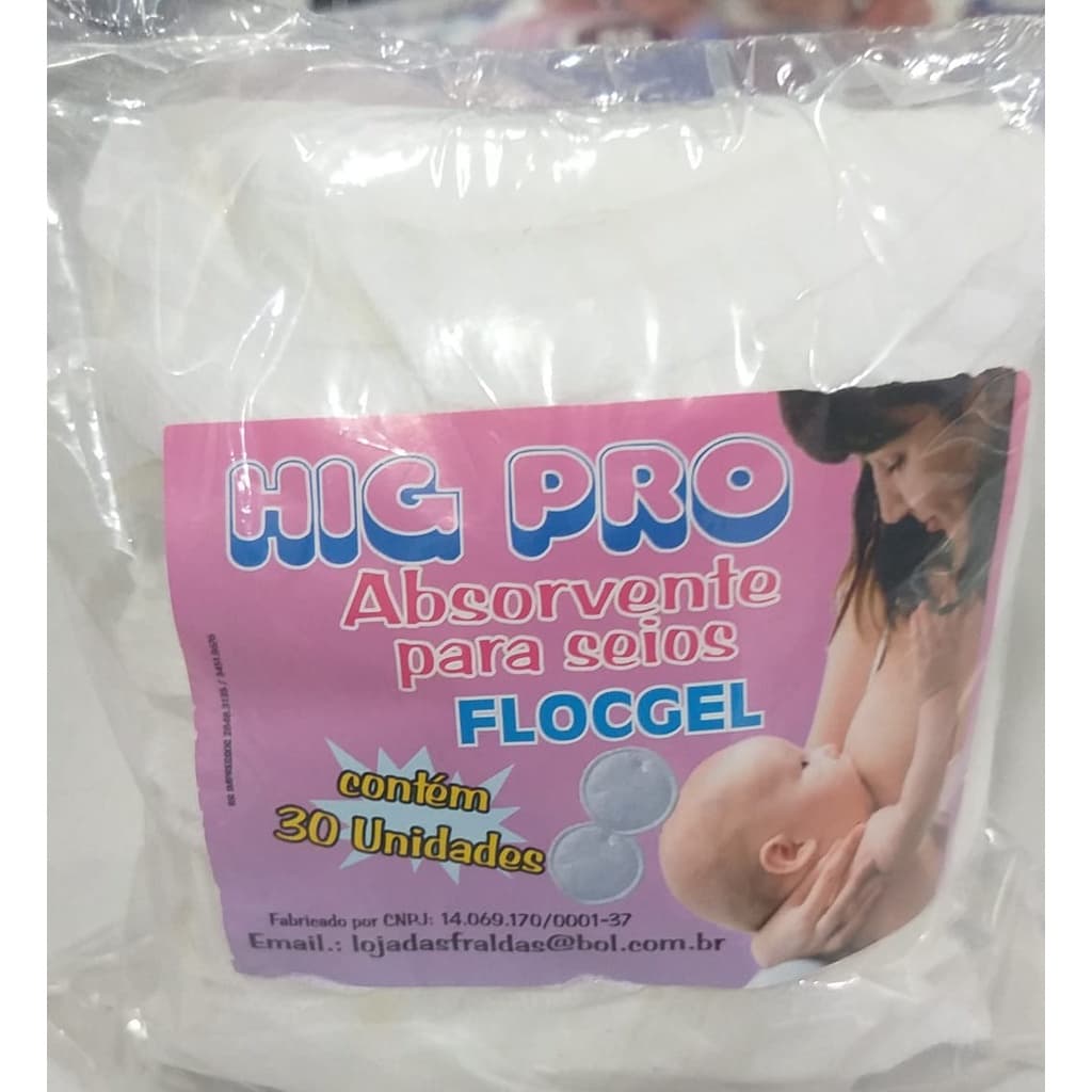 ABSORVENTE DE SEIOS HIGPRO 270  UNIDADES  DIA E NOITE