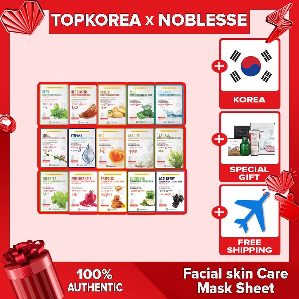 ★ Nobresse Pacote Facial 1EA Da Cara Essência Umidade Folha Máscara Coreana Dos Cuidados Com A Pele/TOPKOREA
