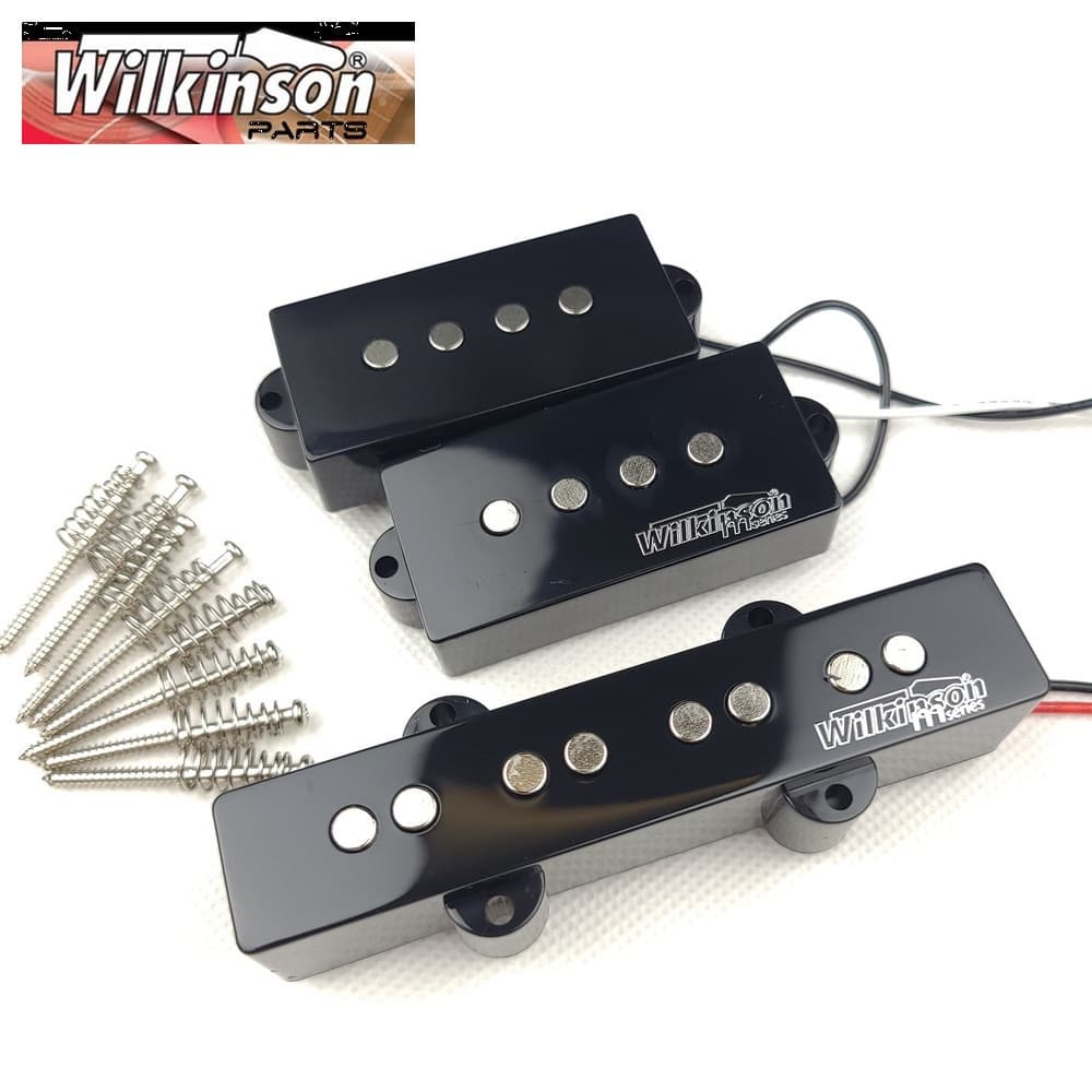 Wilkinson Captador De Guitarra 4 Tentos PB Baixo Elétrico Quatro Cordas P bass Humbucker pickups WOPB + WOJB