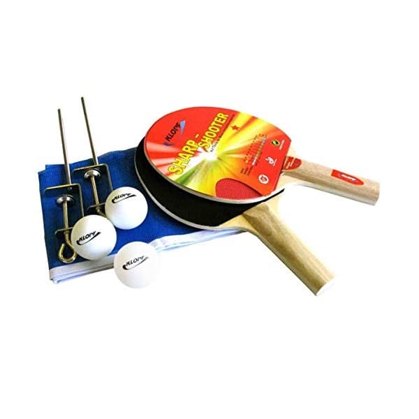 Raquete Ping Pong Klopf Sharp Shooter 3 Bolinha 2 Raquete 1 Rede