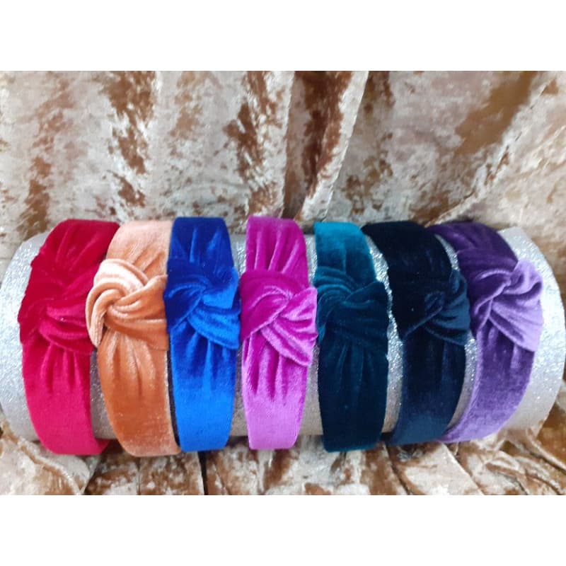 tiara nó turbante, veludo 12 unidades