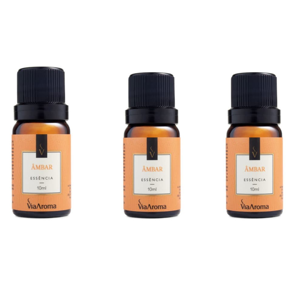 3 un Essências Ambar - 10Ml Via Aroma