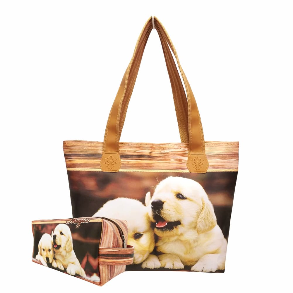 Bolsa Feminina Nécessaire Feminina Pet Adulto Cachorrinhos Magicc Bolsas BN-186