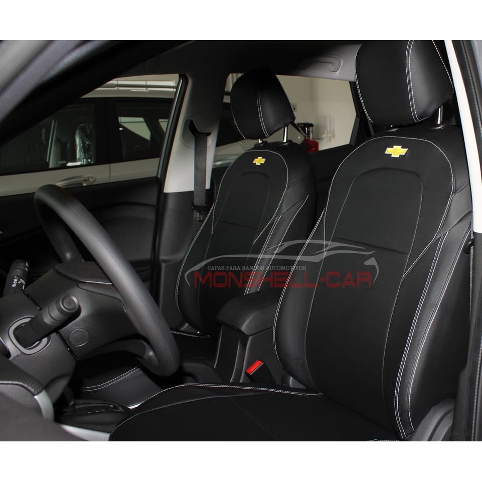 Capa De Bancos Automotivos Carro em Couro Chevrolet GM Nova Tracker 2021 a 2027