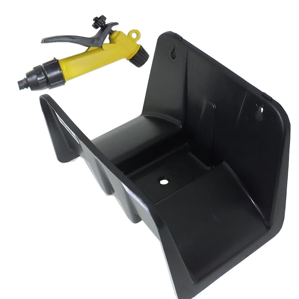 Kit Esguicho Pistola e Suporte para mangueira  pvc