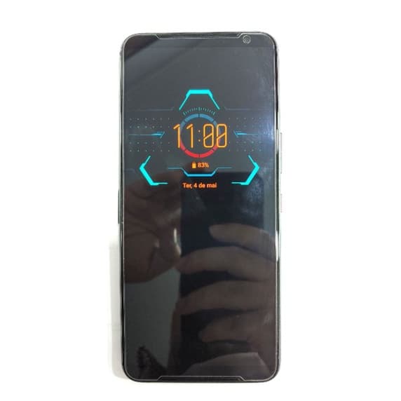 Kit 2 Películas Frontal para Rog Phone 3 Total Clear Full vidro temperado Alta Sensibilidade  Jogos