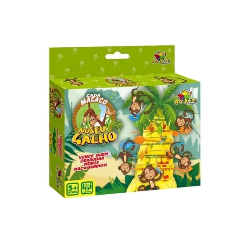 Jogo Pula Macaco Galho Mini Brinquedo Infantil
