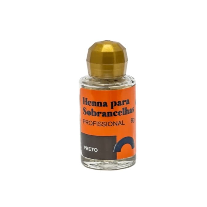 👉Henna Profissional Della & Delle Preto  8g – Cobertura Completa e Natural!