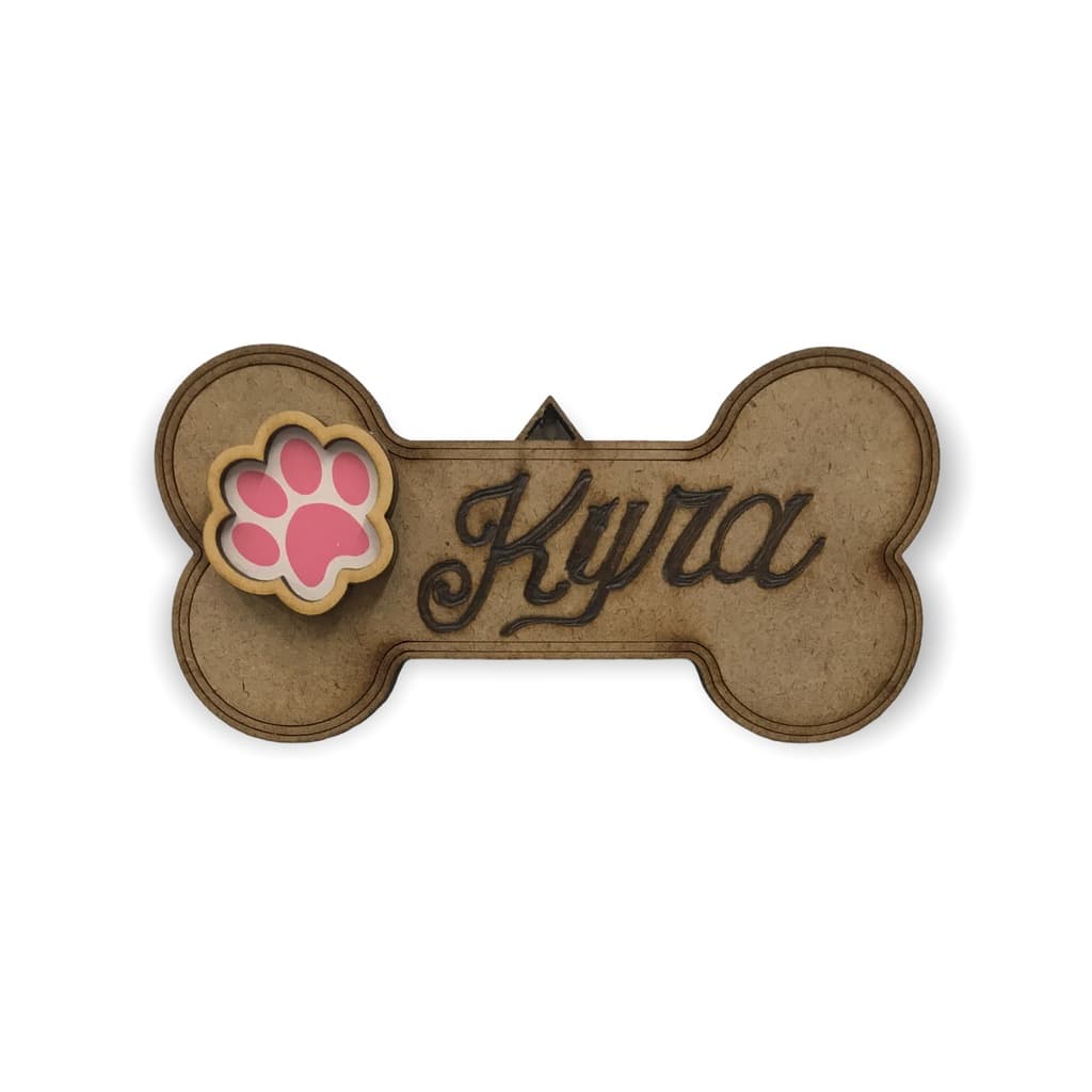 Placa Casa De Cachorro Pets Decoração Gravamos O Nome Grátis Personalizado