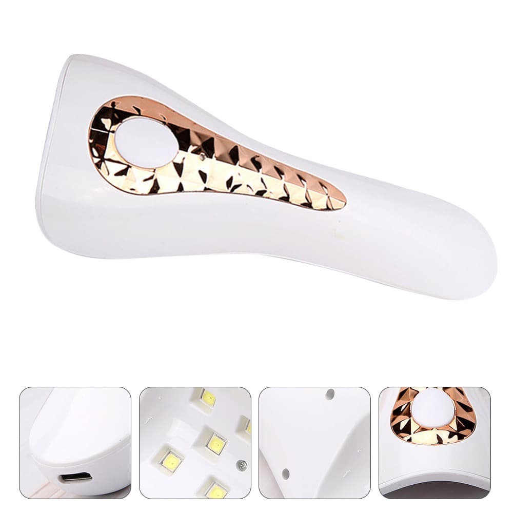 Cabine Secagem Unha Gel LED UV Portátil Mini Estufa Tipo Lanterna Secadora Unhas