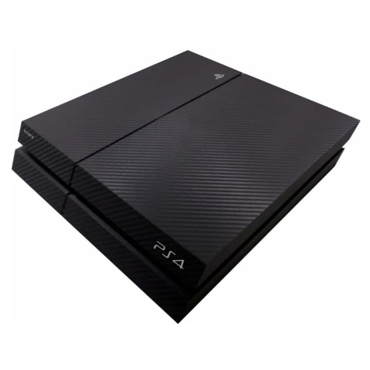 Skin Ps4 Fat - Preto Carbono automotivo