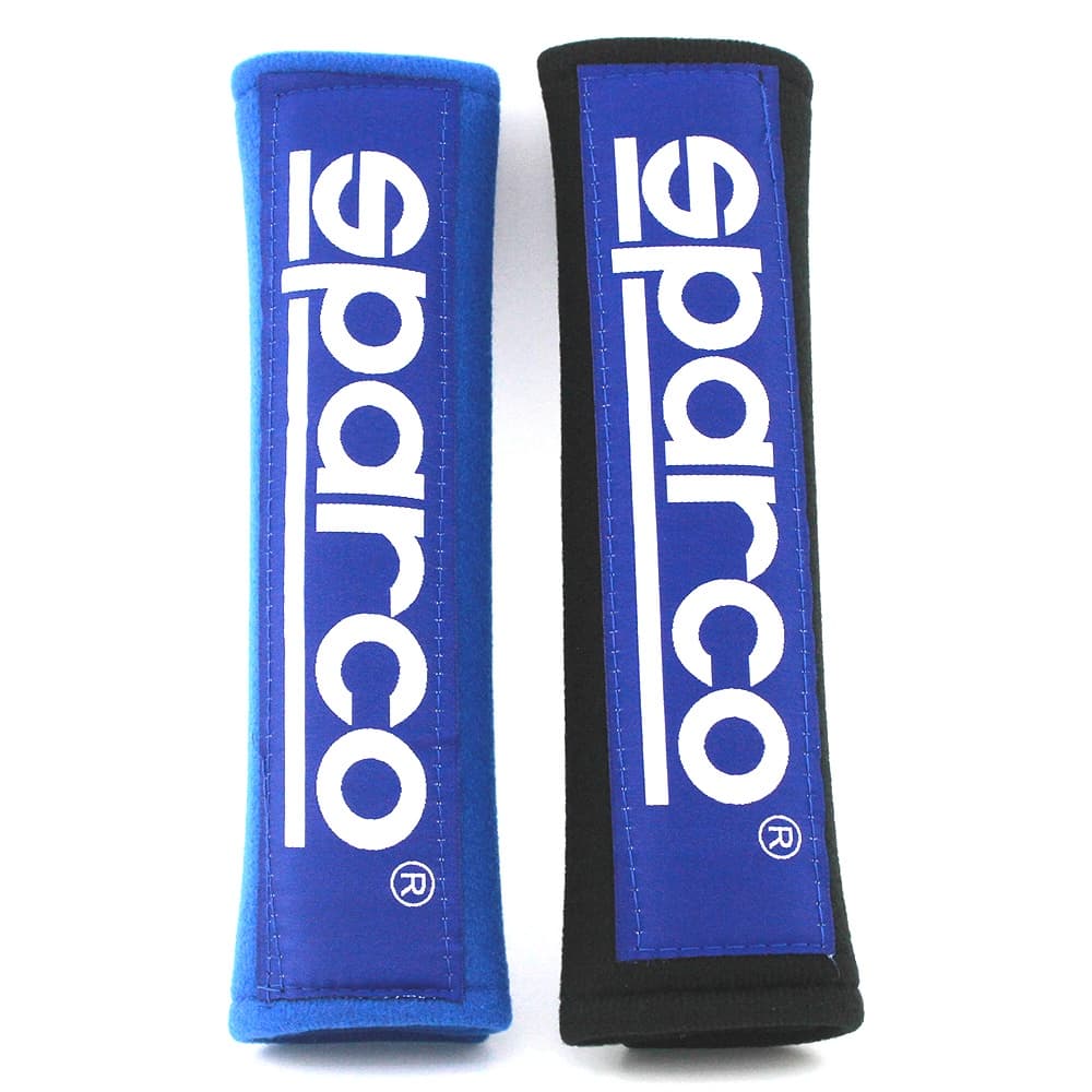 2 Pçs Sparco Racing Capa De Assento Do Carro Auto Cinto De Segurança Almofada Arnês Ombro