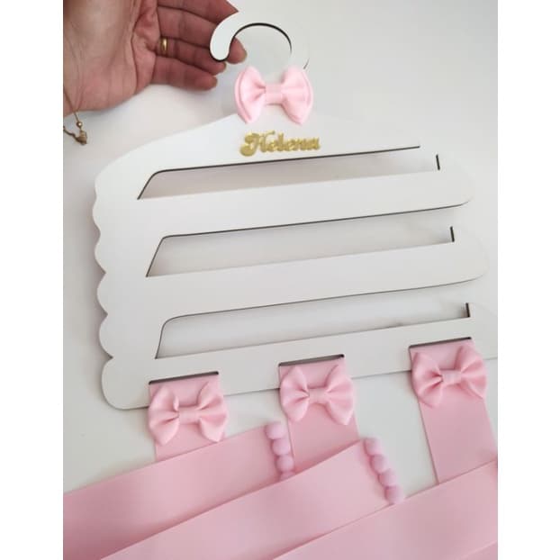 Porta laços bebê e irmã mais velha 2 em 1- Com Nome personalizado. laços e lacinhos juntos.