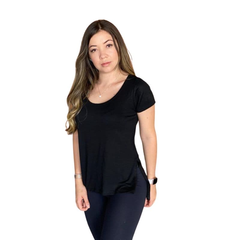 Blusa Feminina com Manga Sobre Legging Tapa Bumbum
