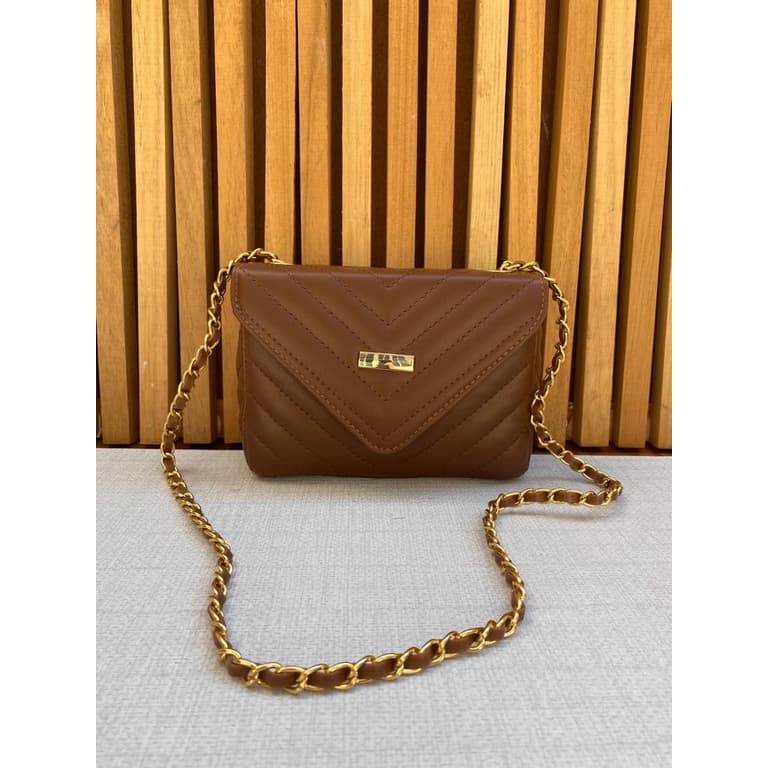 Bolsa Feminina Mini Bag Pequena Ombro Transversal Alça Corrente Resistente Envio Rápido